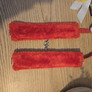 Red Furry Handcuffs